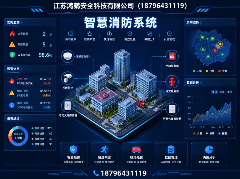 晋城智慧消防系统展示图