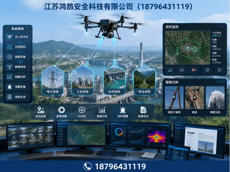 晋城无人机巡检系统展示图